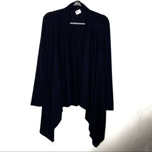Banana Republic Waterfall Navy Blue Cardigan Small